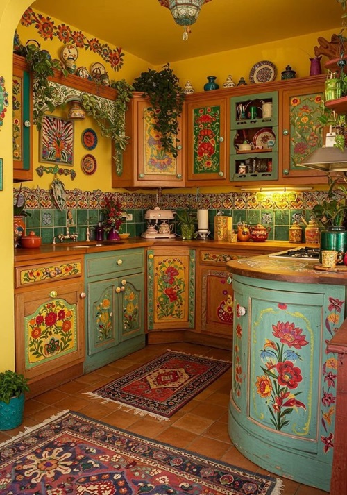 Stencil kitchen decor, home decor, kitchen decor, woodykiss