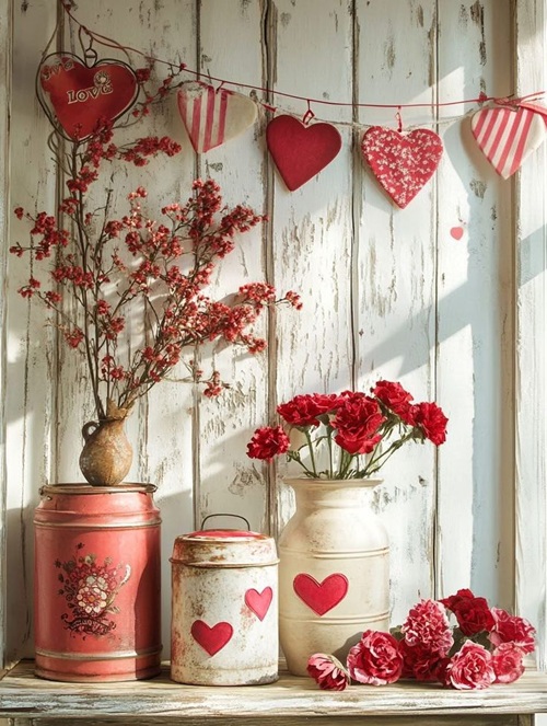 Old Containers Valentine’s day