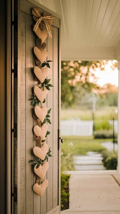 Fabric Vertical Garland Valentine’s day
