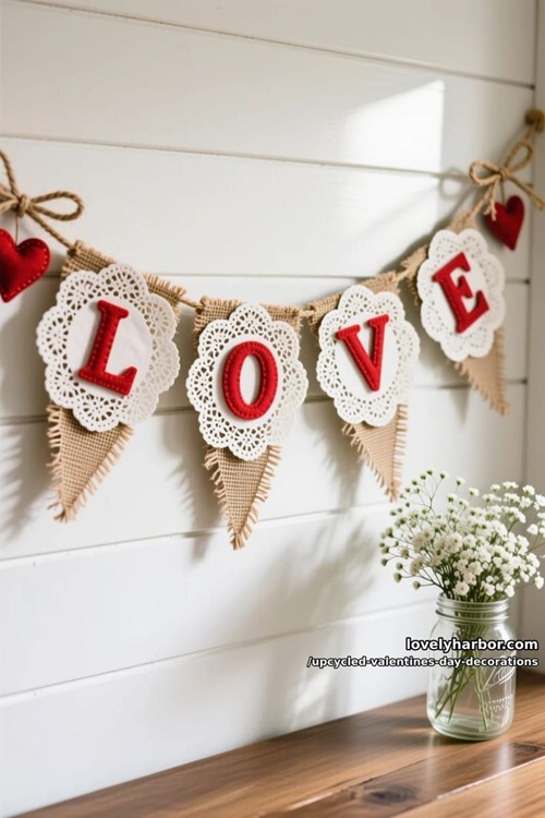 Lace Doilies Valentine’s day