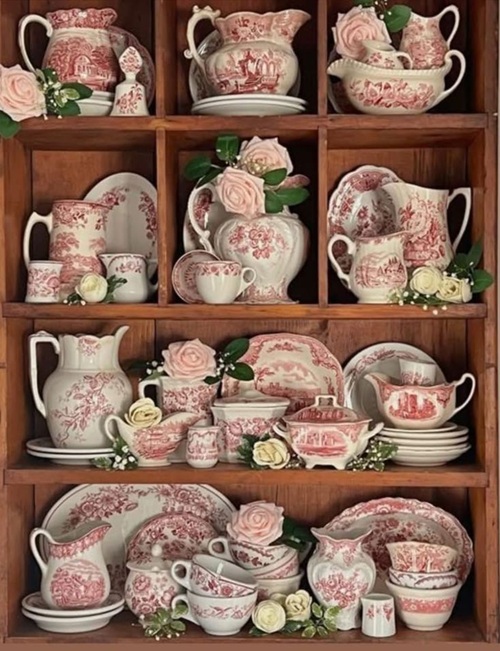 Vintage China Crockery  Valentine’s day