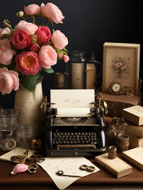 Valentine’s day A Classic Typewriter