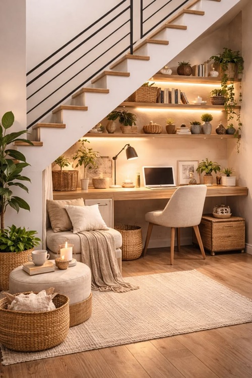 Smart Modern Understairs Home Office : woosykiss