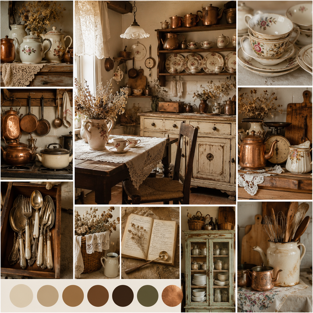 Vintage Mood Board
