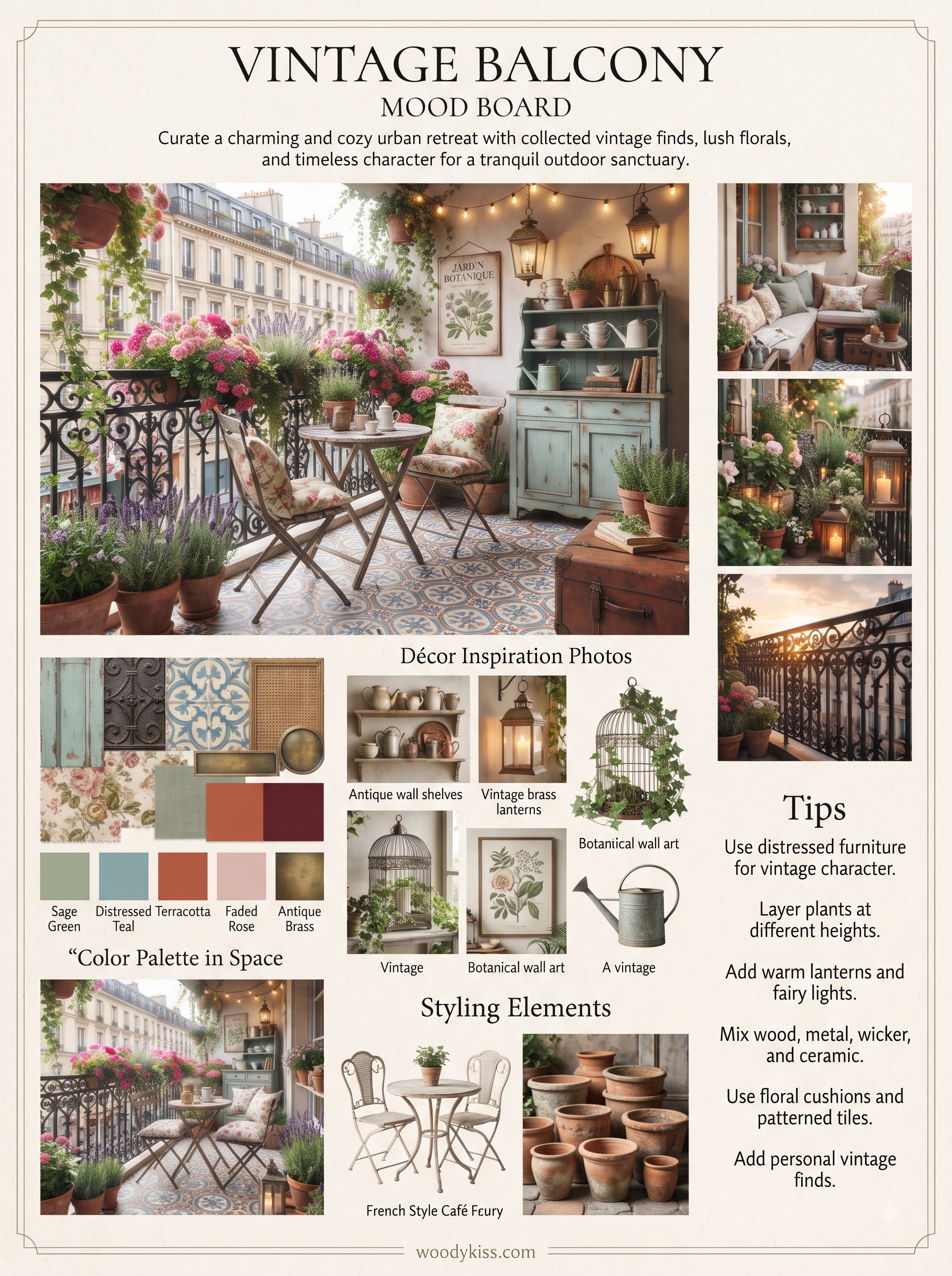 Vintage Mood Board