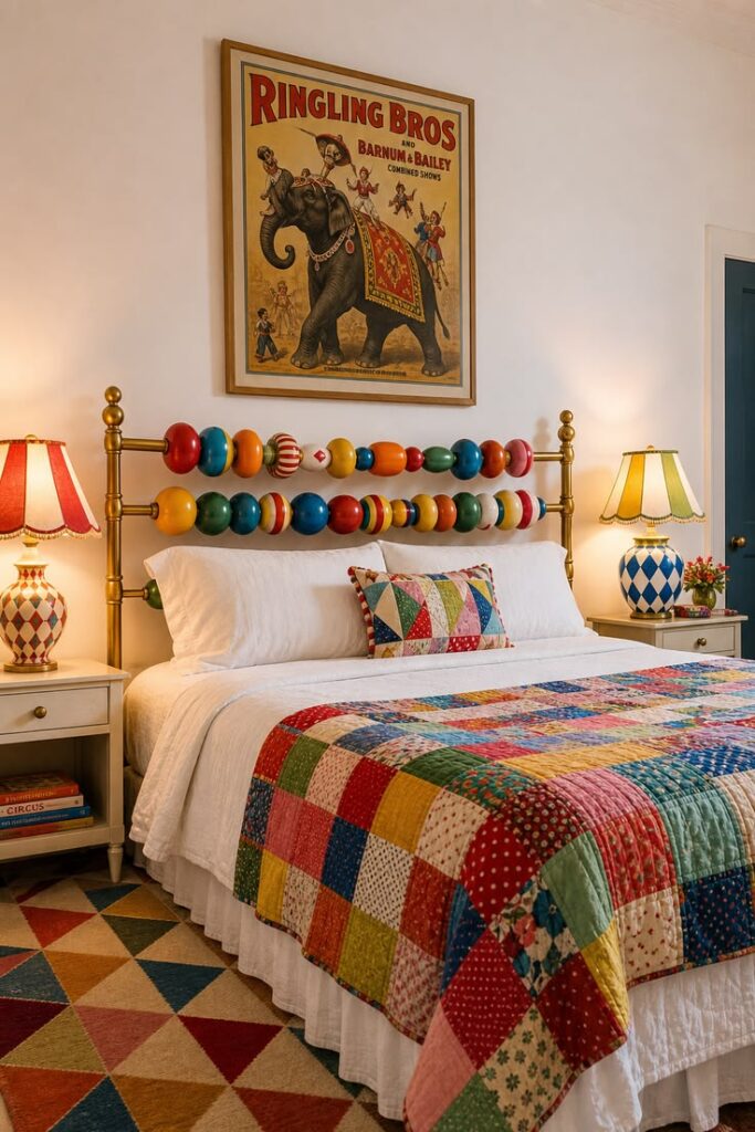 Vintage Carnival Charm bedroom