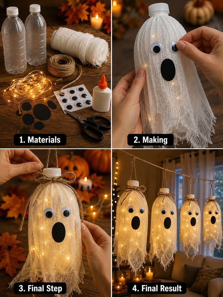Halloween DIY BOTTLE GOST